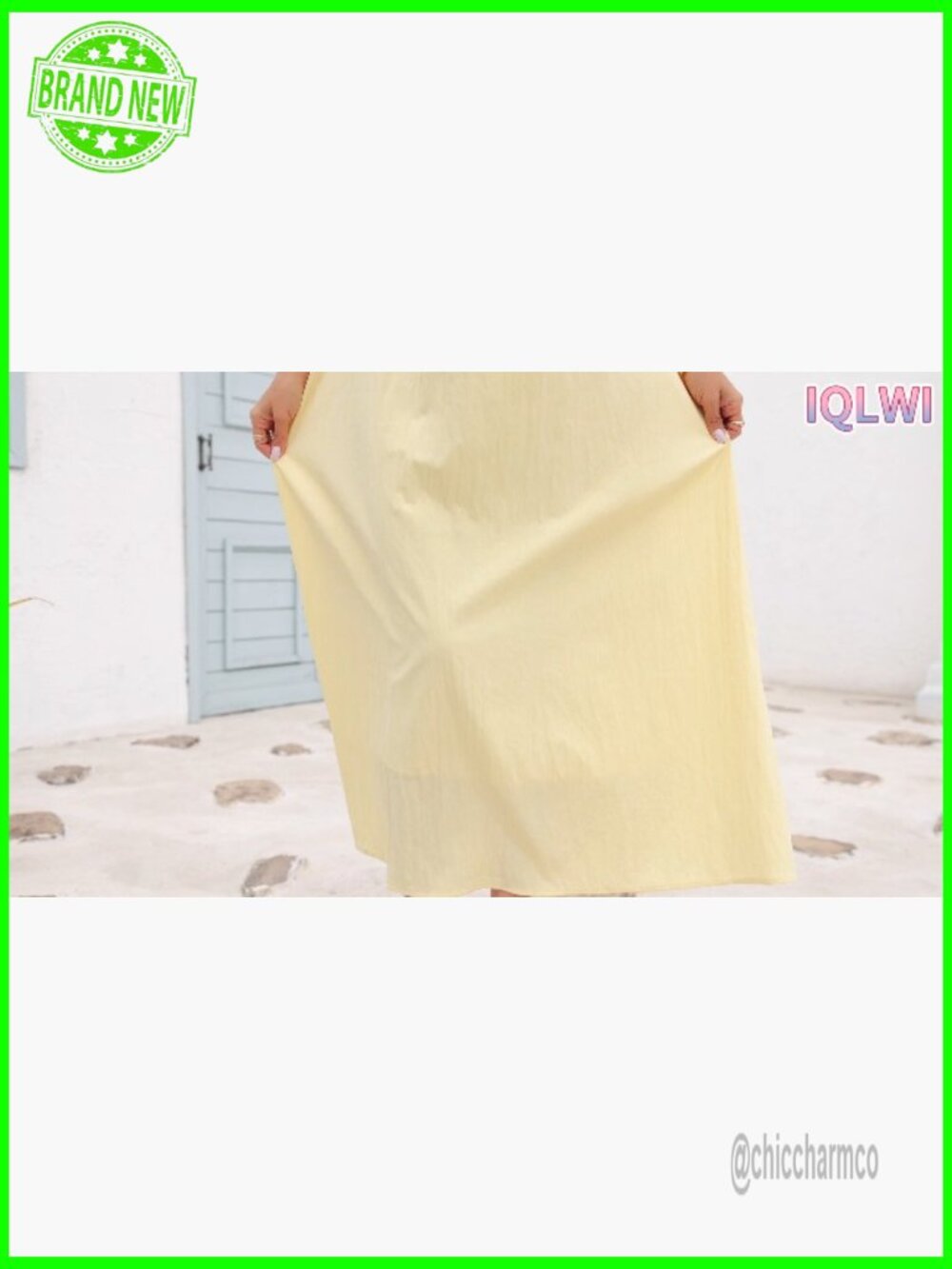 Backless Maxi Dress with Adjustable Straps Flowy Boho Sundress - Picture 7 of 7